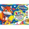 Blok techniczny szkolny A3 kolorowy + złota i srebrna kartka 10 kartek 170g BAMBINO